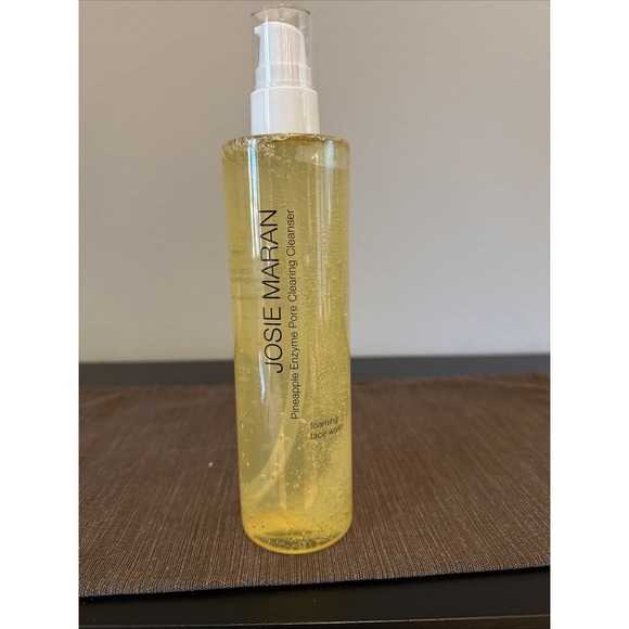 JOSIE MARAN Pineapple Enzyme Pore Clearing Cleanser Foaming Face Wash 10 oz huge - Picture 1 of 4